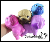 Pug Dog Slow Rise Squishy Toy - Memory Foam Squish Stress Ball