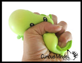 NEW - Axolotl Laying- Soft Creamy Doh Filled Squeeze Stress Balls  -  Sensory, Stress, Fidget Toy Super Soft