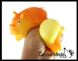 Dinosaur Soft Cream Doh Filled Stress Ball - Squishy Gooey Squish Sensory Squeeze Balls - Dino Lover Gift