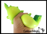 Dinosaur Soft Cream Doh Filled Stress Ball - Squishy Gooey Squish Sensory Squeeze Balls - Dino Lover Gift