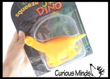 Dinosaur Soft Cream Doh Filled Stress Ball - Squishy Gooey Squish Sensory Squeeze Balls - Dino Lover Gift