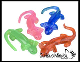 NEW - Axolotl Ultra Sticky Toy - Super Sticky Novelty Toy - Sticky Hands Animal