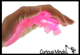 NEW - Axolotl Ultra Sticky Toy - Super Sticky Novelty Toy - Sticky Hands Animal