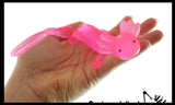 NEW - Axolotl Ultra Sticky Toy - Super Sticky Novelty Toy - Sticky Hands Animal