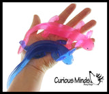 NEW - Axolotl Ultra Sticky Toy - Super Sticky Novelty Toy - Sticky Hands Animal