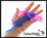 NEW - Axolotl Ultra Sticky Toy - Super Sticky Novelty Toy - Sticky Hands Animal