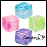 NEW - Sugar Cube Ball - Thick Glue/Gel Syrup Molasses Stretch Ball - Ultra Squishy and Moldable Slow Rise Relaxing Sensory Fidget Stress Toy Square Ice