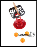 Set of 5 Mini Tabletop Games -  Football, Basketball, Hockey, Ball Hop, Coin Hole - Toy Shooting Hoops - Fun Classic Arcade Toy