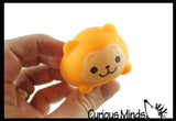 NEW - Soft Mini Kawaii Animal Stress Ball - Sensory Fidget Stress Toy - Squishy Pliable and Moldable