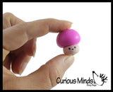 Adorable Soft Mushroom Figurines - Cute School Supply Gift - Desk Pet - Collectible Figurine