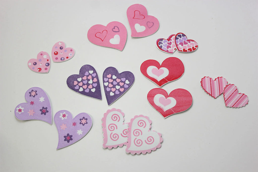 LAST CHANCE - LIMITED STOCK - Valentines Day Heart Matching Busy Bag - Pattern Matching Activity