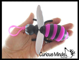 NEW - Bumble Bee Fidget - Clip-on Wiggle Articulated Jointed Moving Toy - Unique