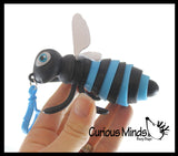 NEW - Bumble Bee Fidget - Clip-on Wiggle Articulated Jointed Moving Toy - Unique