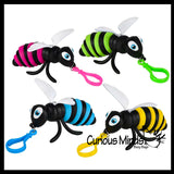 NEW - Bumble Bee Fidget - Clip-on Wiggle Articulated Jointed Moving Toy - Unique