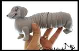 Dachshund Weiner Dog Large Wiggle Articulated Jointed Moving Toy - Unique Doggy Lover