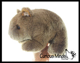 Plush Wombat Stuffed Animal Toy - Plushie Stuffie Australian