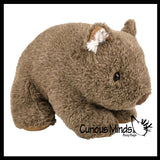 Plush Wombat Stuffed Animal Toy - Plushie Stuffie Australian