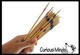 NEW - Pick Up Sticks Game - Wooden Classic Retro Game - Board Game Fun