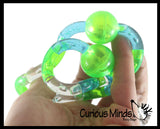 Tangle Atomic Light Up Braintools Fidget Toy - Bendable Connected Curved Fun Fidget - Textured