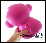 JUMBO Pink Monkey Squishy Slow Rise Foam Pet Animal Toy -  Scented Sensory, Stress, Fidget Toy