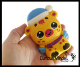 Winter Animal Themed Slow Rise Squishy Toys - Memory Foam Squish Stress Ball - Winter Christmas