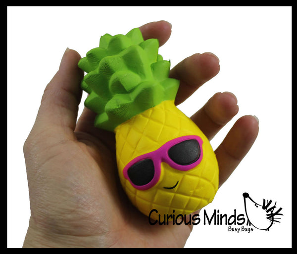 Mini Squishy Slow Rise Foam Pineapple - Sensory, Stress, Fidget Toy ...