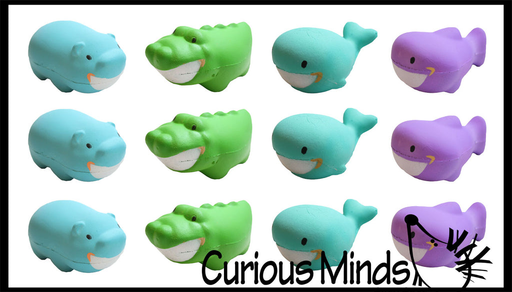 LAST CHANCE - LIMITED STOCK - CLEARANCE - SALE - Big Smiles Happy Squishy Slow Rise Foam Animals -  Scented Sensory, Stress, Fidget Toy - Teeth Dentist Prize