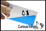 LAST CHANCE - LIMITED STOCK  - Penguins on a Wave - Moving Water -  Sensory, Stress, Fidget Toy